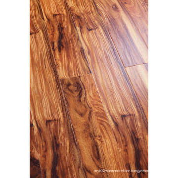 12.3mm Handscraped Acacia U Groove Laminate Flooring (2096-1)